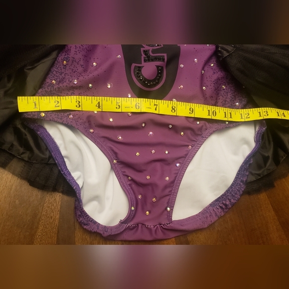 Crayon Purple Kids Costume Rhinestone  Size Adult Medium/Child XL - Picture 13 of 14